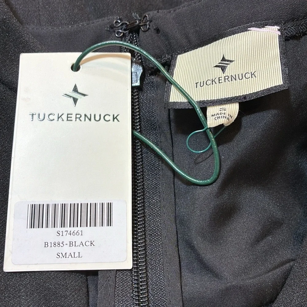 NWT Tuckernuck Black faux Suede  midi Dress Sz S - Picture 8 of 9